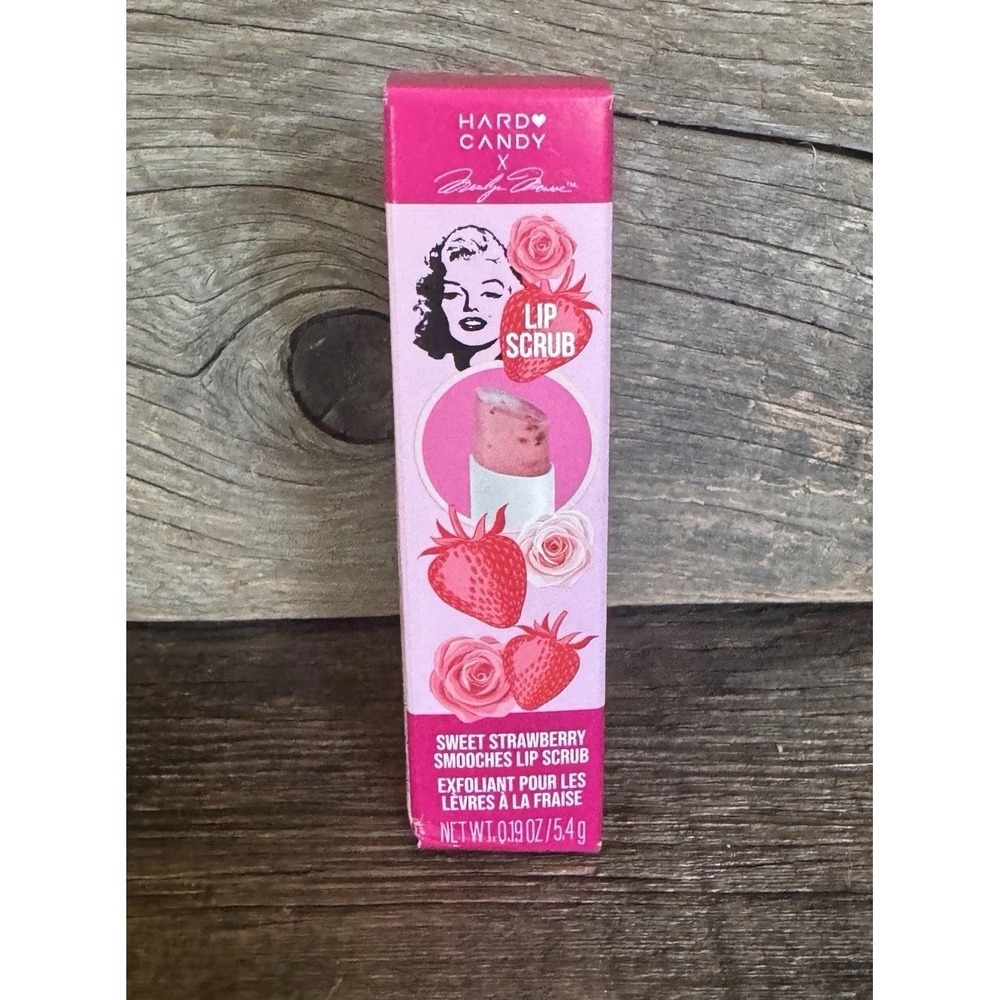Hard Candy X Marilyn Monroe SWEET SRAWBERRY SMOOCHES Lip Scrub‎ NIB